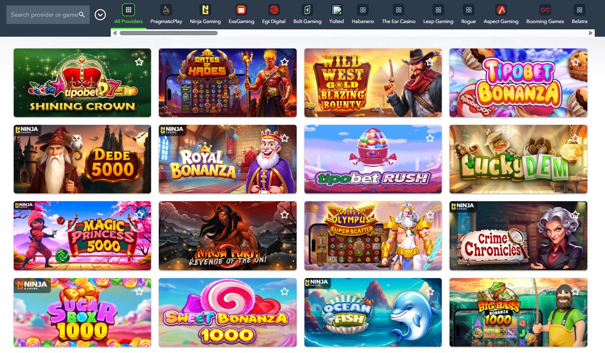 tipobet casino oyunlari