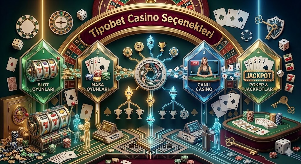 Tipobet casino seçenekleri